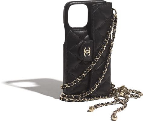 chanel phone case 11 pro|Chanel iphone case with chain.